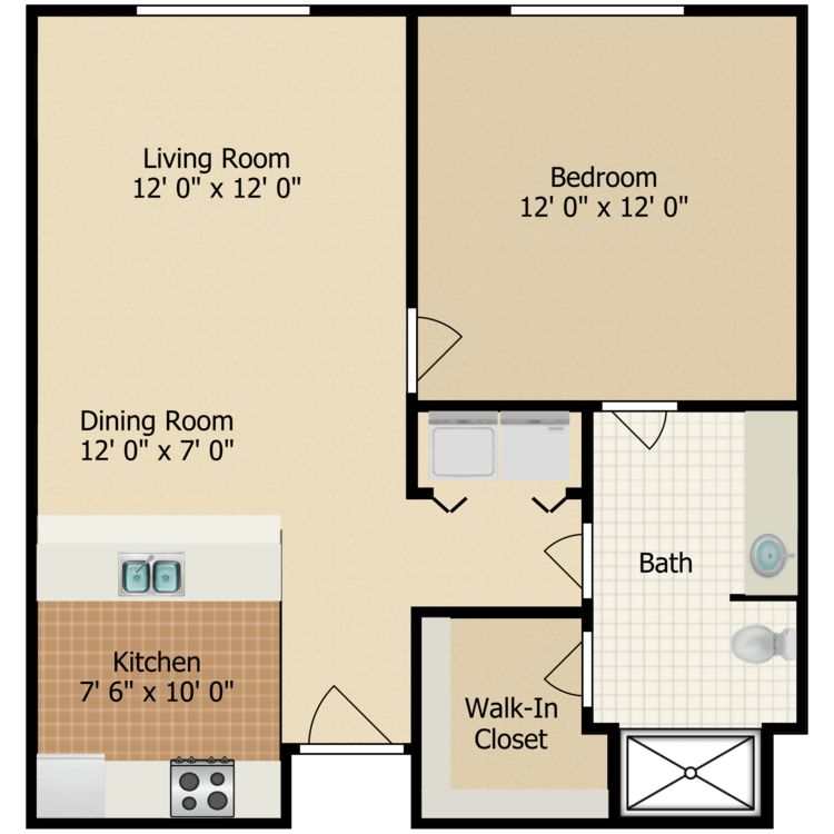 Floor plan image of B1