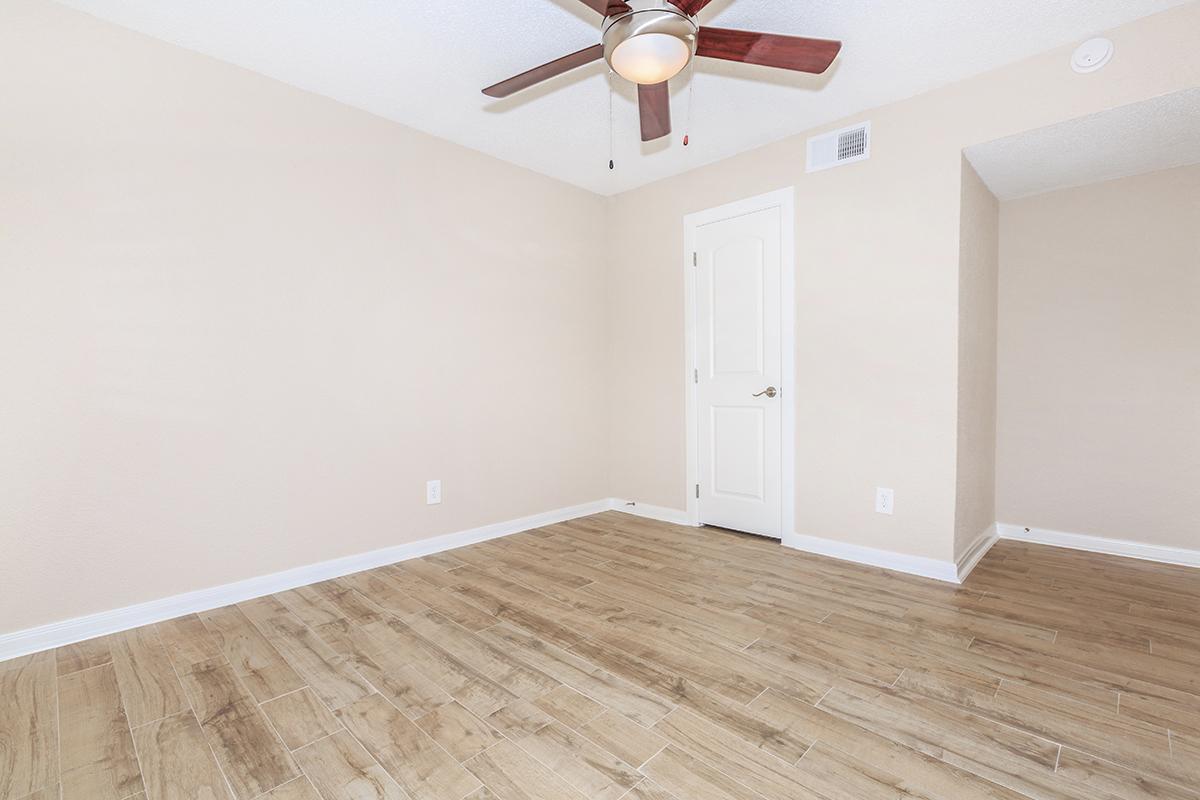 a room with a wooden floor