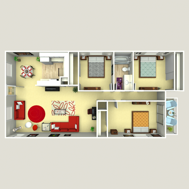 Floor plan image of C1