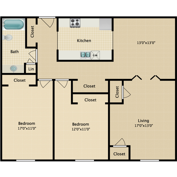 Floor plan image of The Waterford