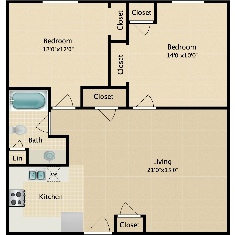 Floor plan image of The Atwood
