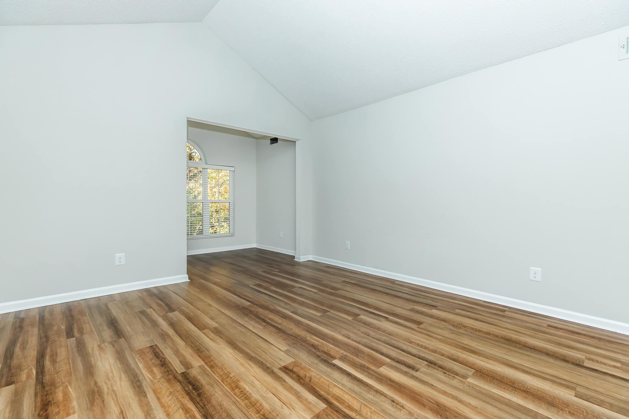 a room with a wooden floor