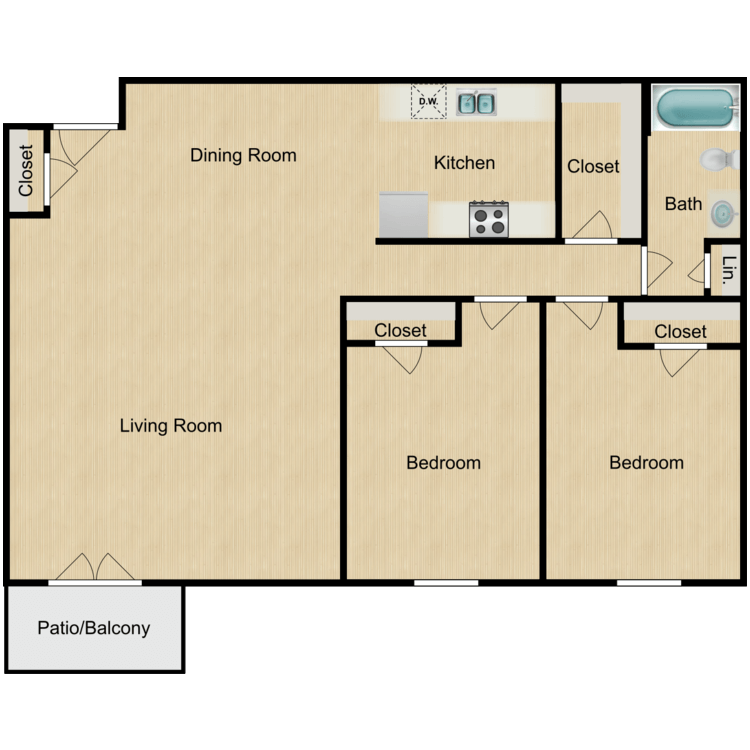 Floor plan image of St. Charles