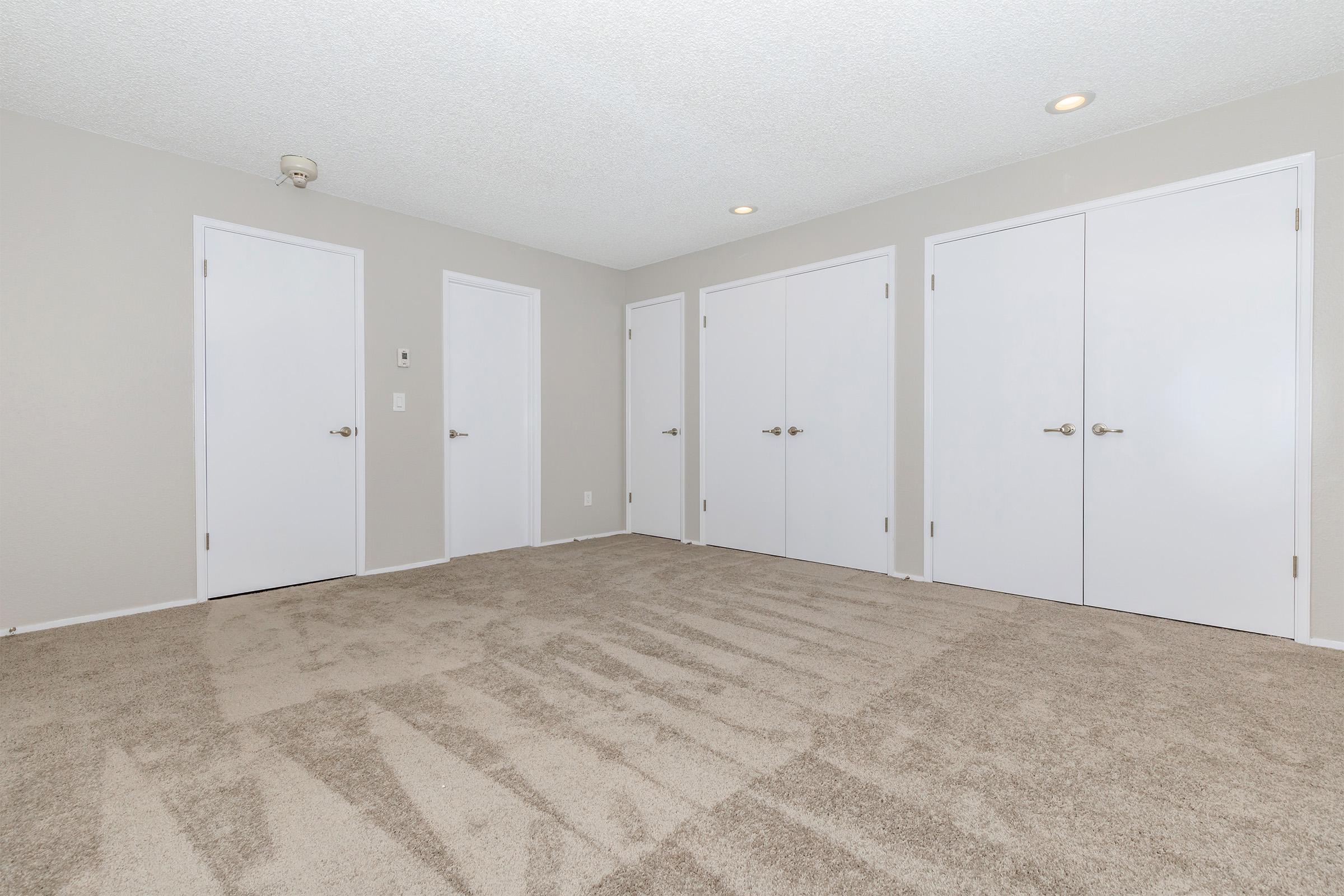 a large bed in a room
