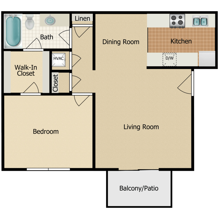 Floor plan image of A2