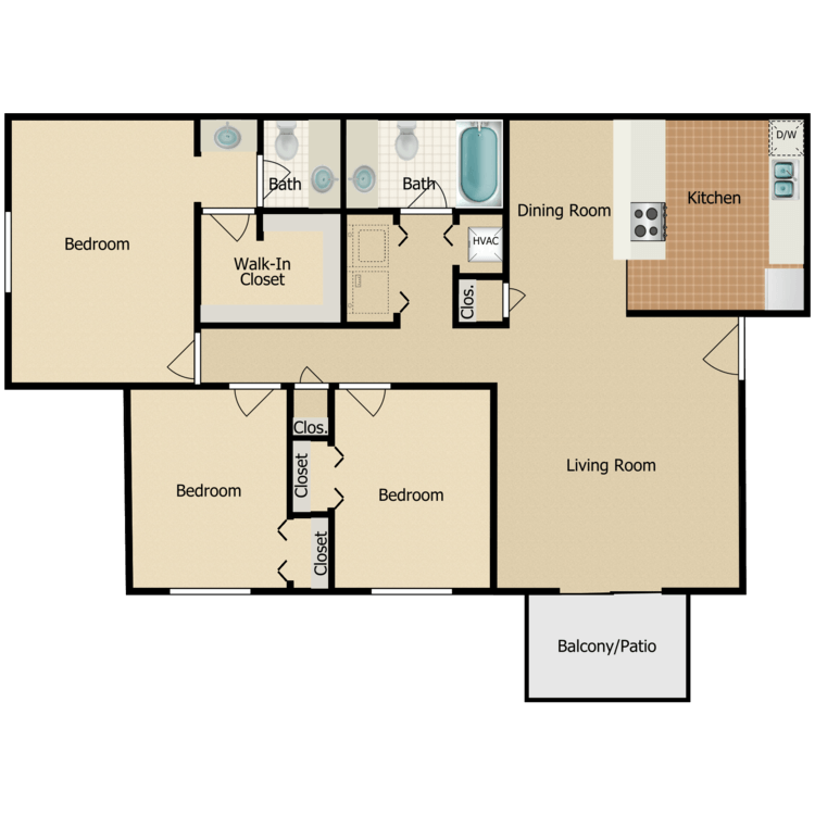 Floor plan image of C1