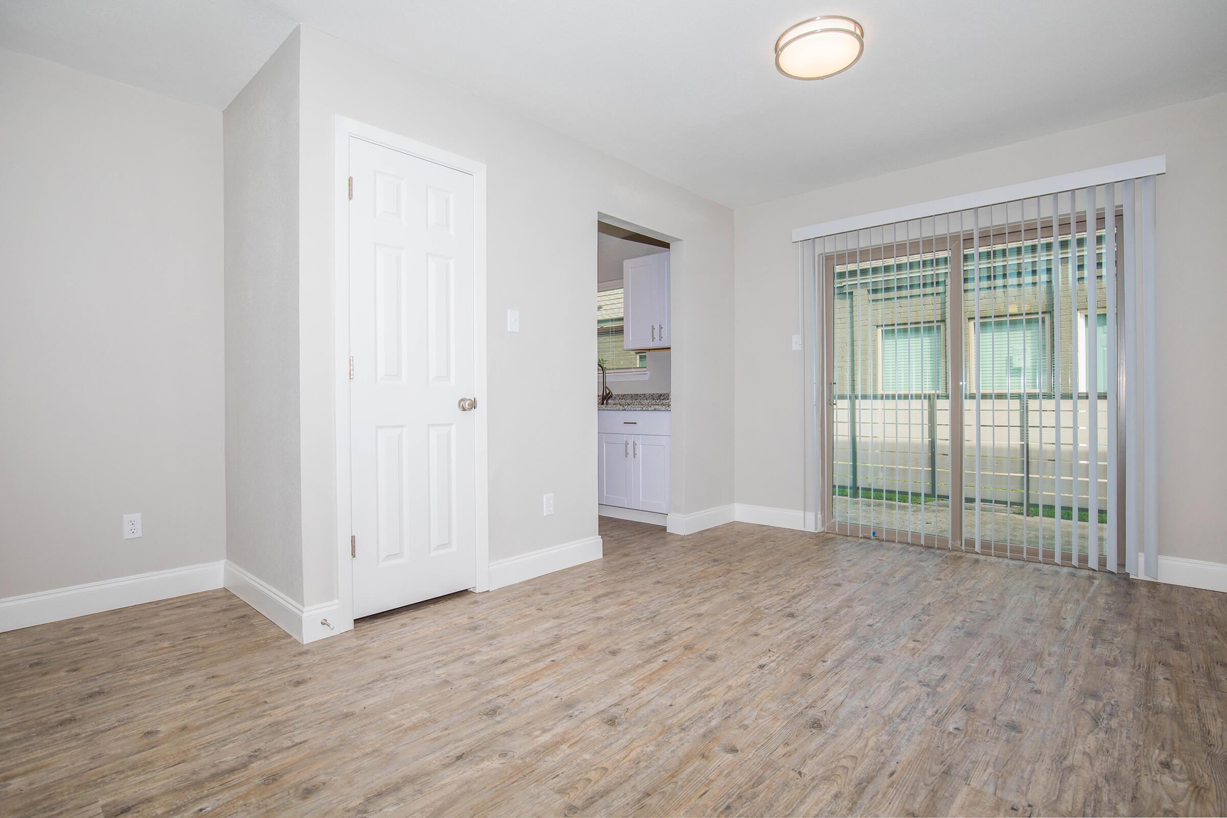 a room with a wooden floor