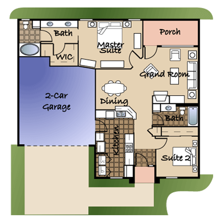 Floor plan image of Unit #2
