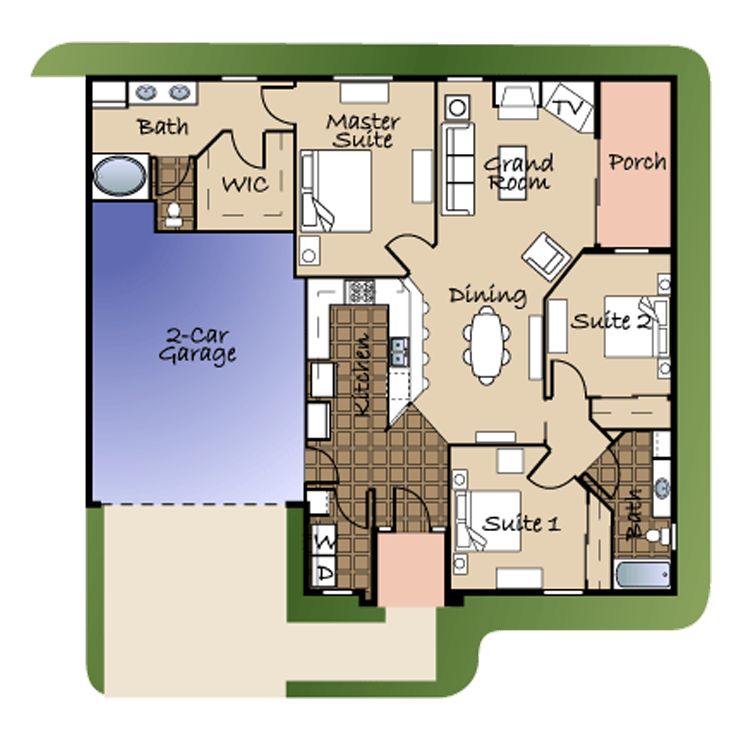 Floor plan image of Unit #4