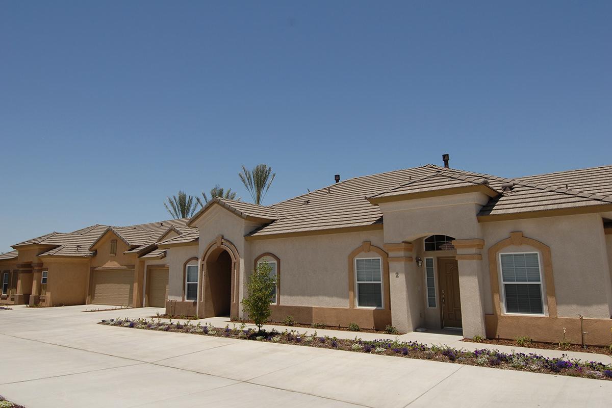 Community buildings with garages