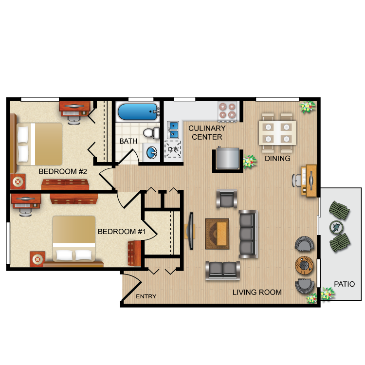 Floor plan image of The Ruby Corner