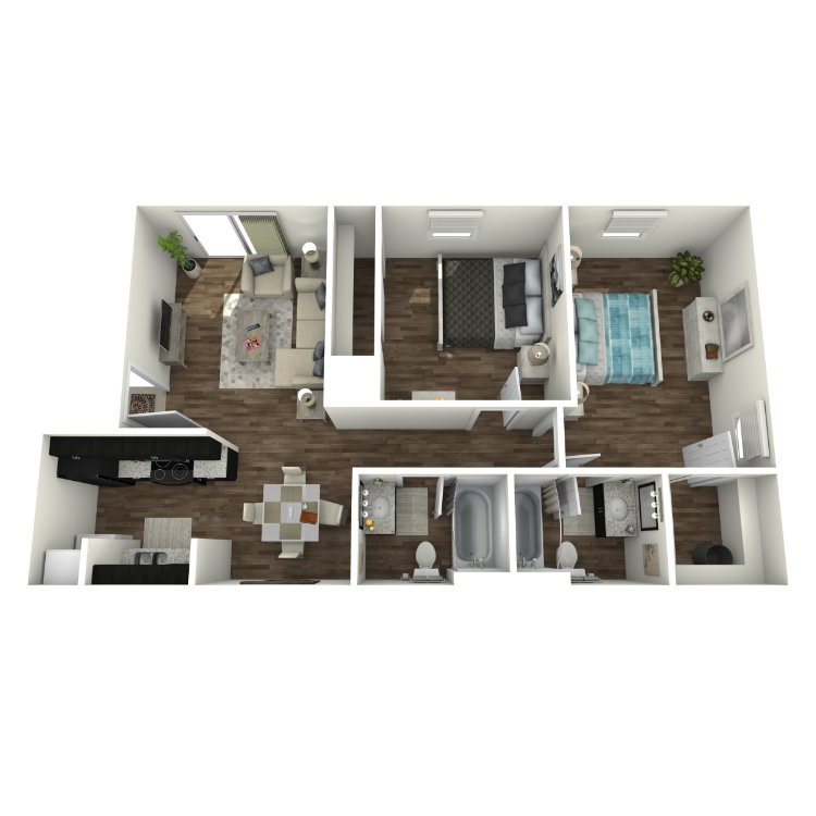 Floor plan image of B1-R