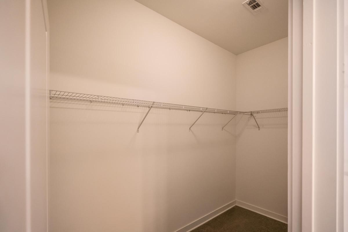 abundant closet space