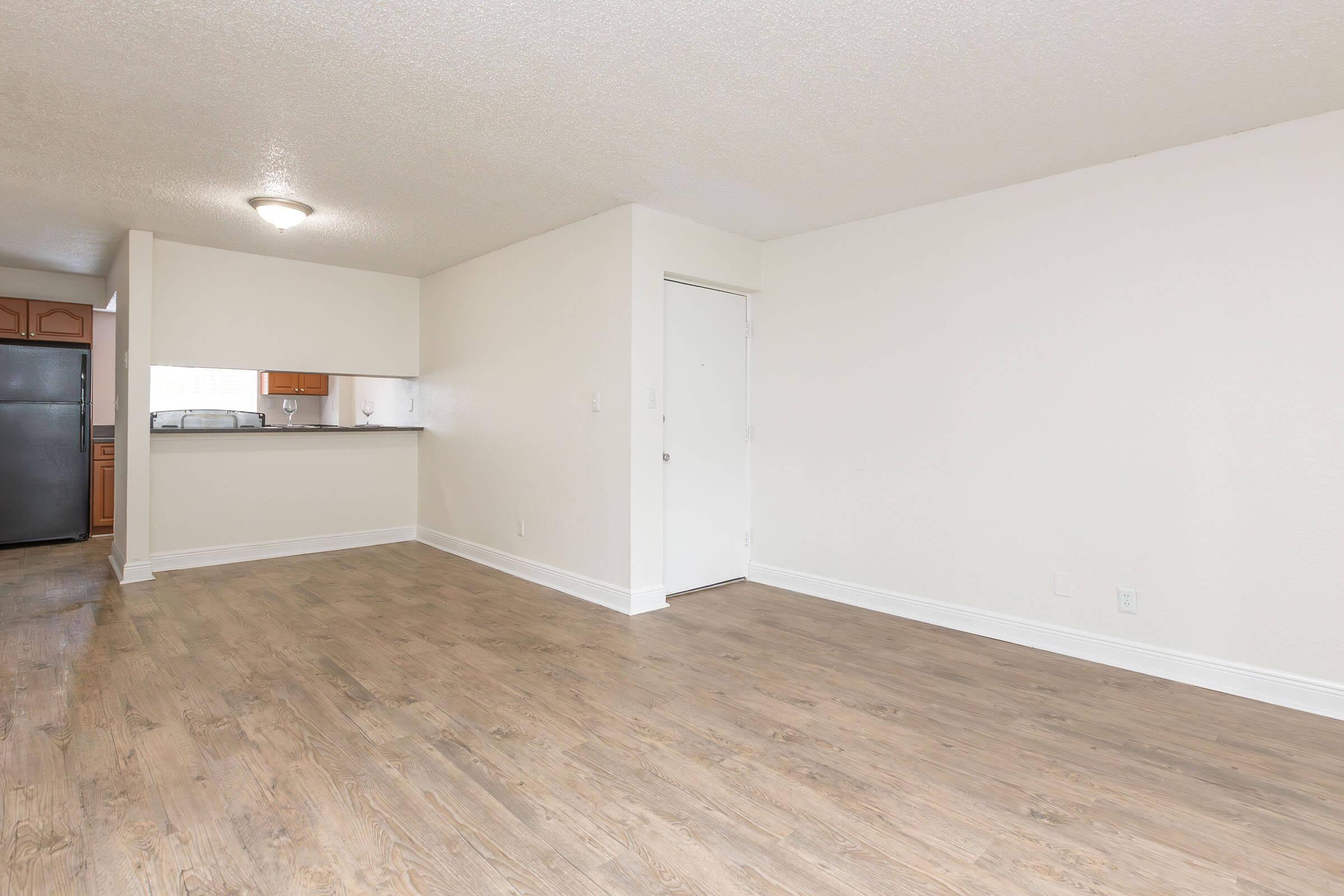 a room with a wooden floor