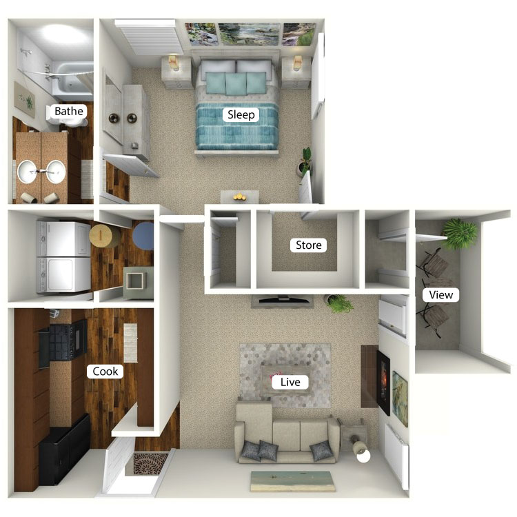 Floor plan image of Peachtree