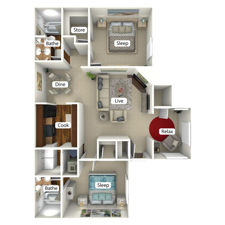 Floor plan image of Windward