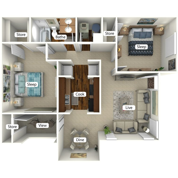Floor plan image of Lenox