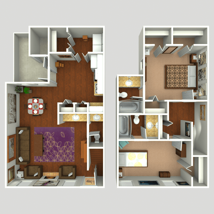 Floor plan image of B