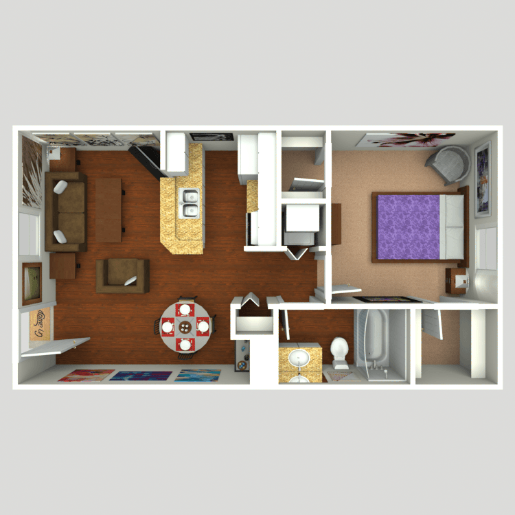 Floor plan image of B
