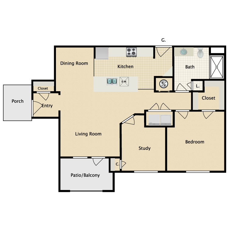 Floor plan image of Padua