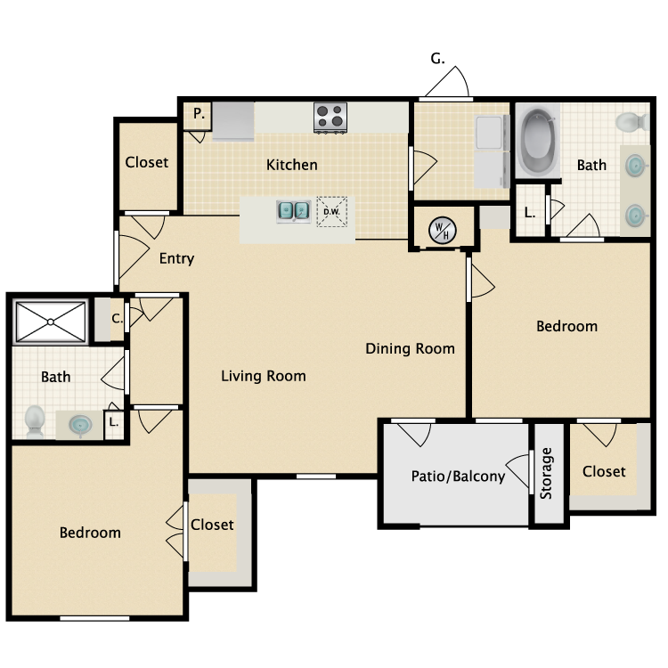 Floor plan image of Pesaro