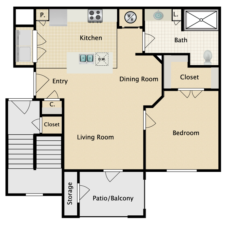 Floor plan image of Pisa