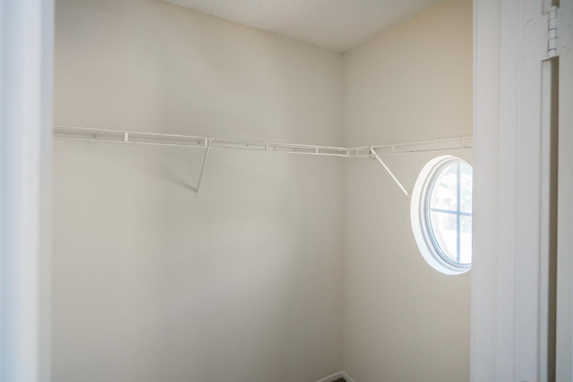 large closet in three bedroom apartment at Willow Pointe in Antioch