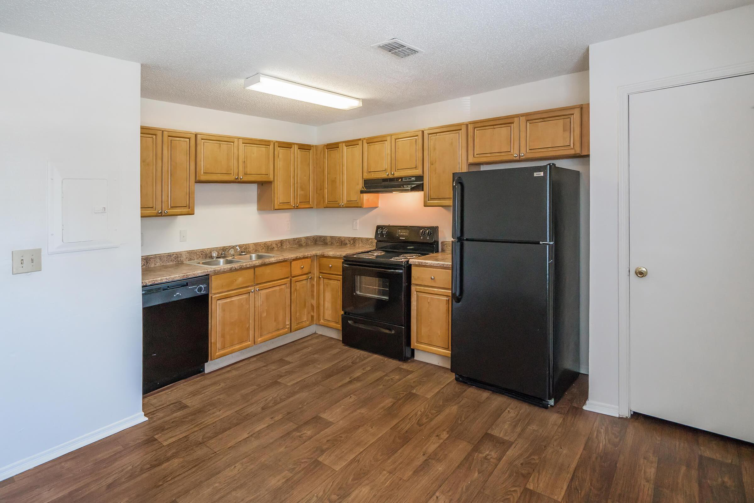 three bedroom apartment fully-equipped kitchen