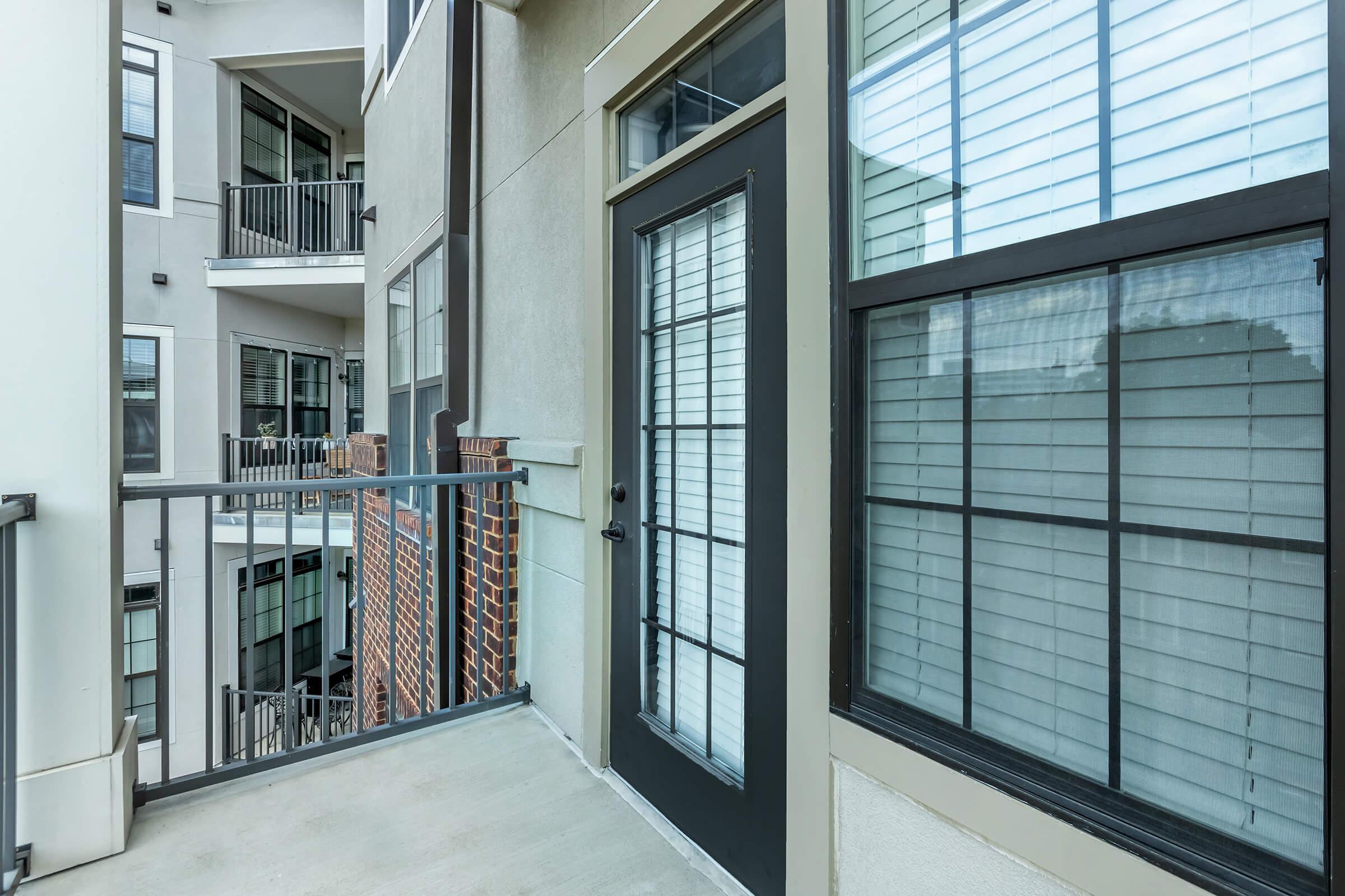 Balcony area view at 1810 Belcourt