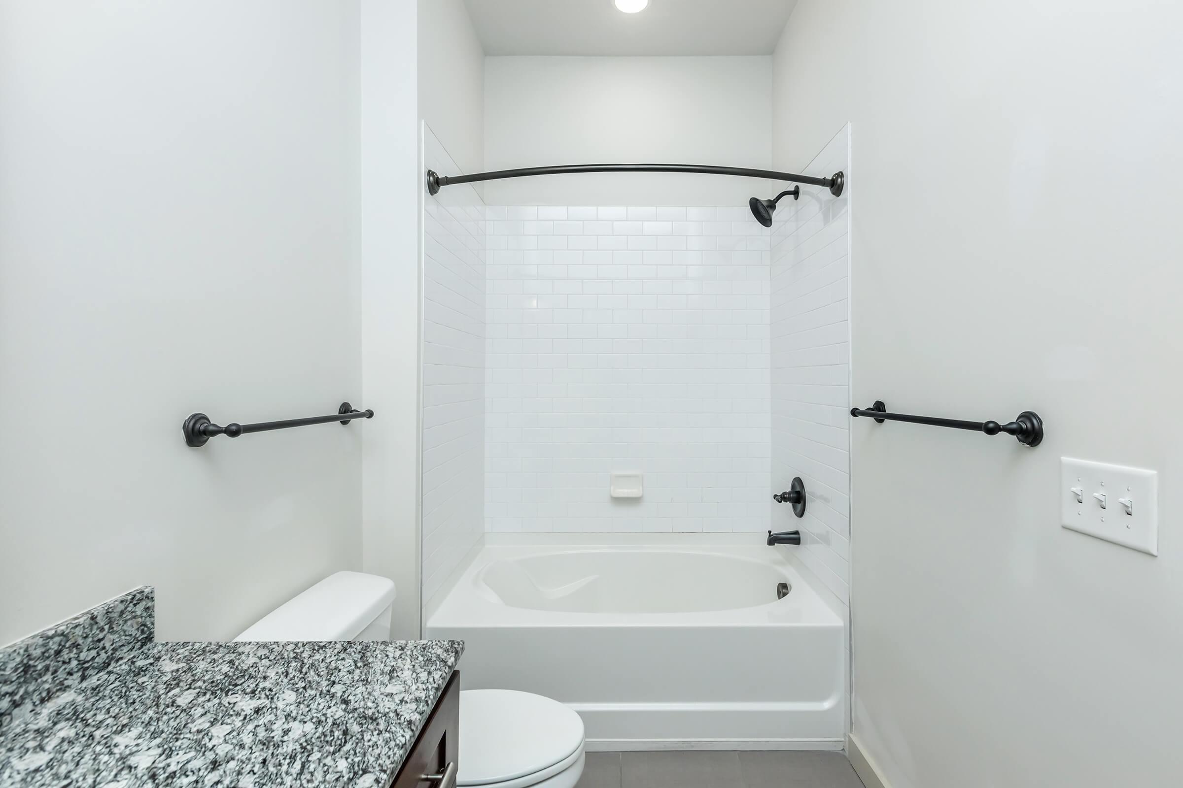 Garden tub and shower with interior view of bathroom 2