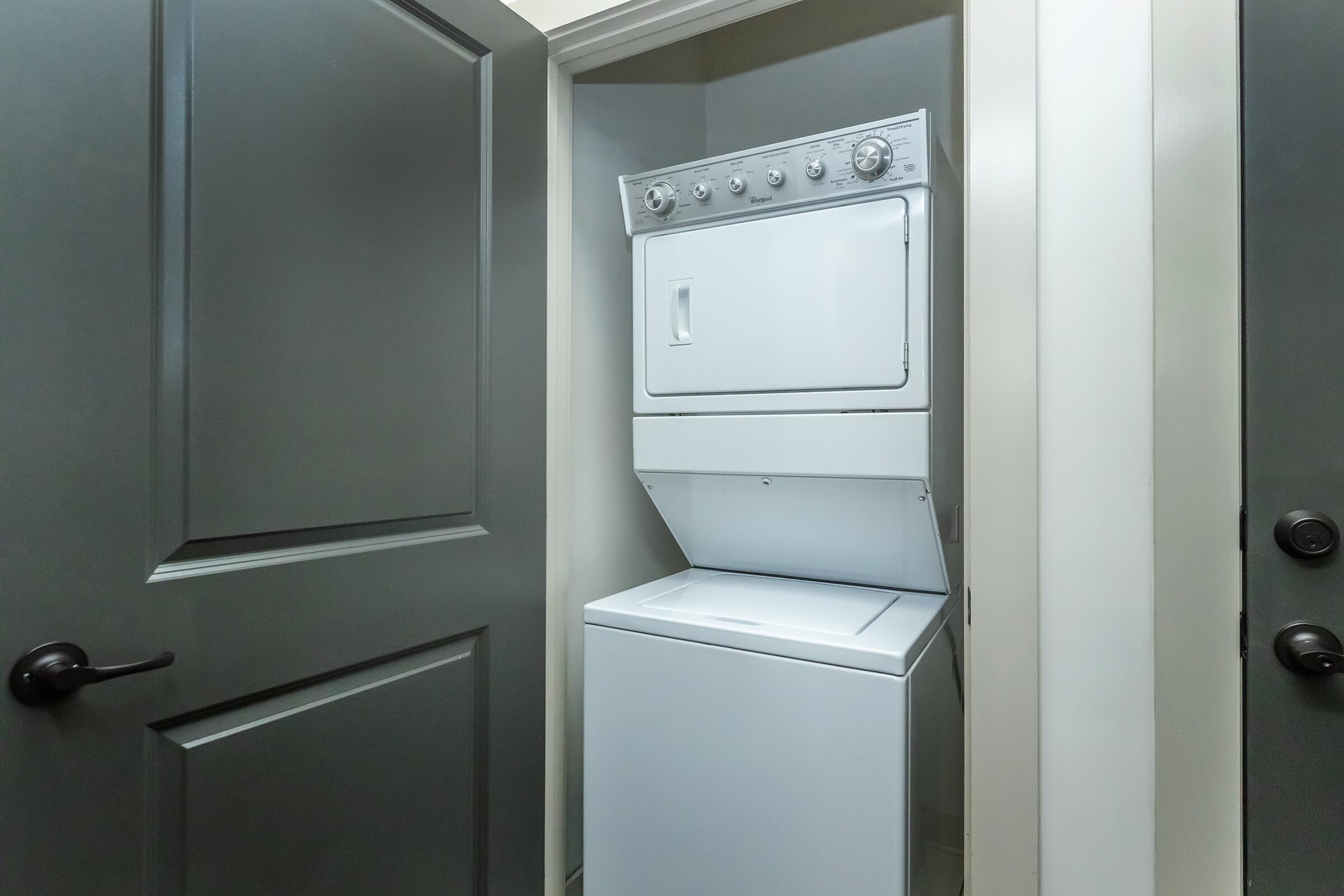 Washer and dryer in two bedroom apartment at 1810 Belcourt