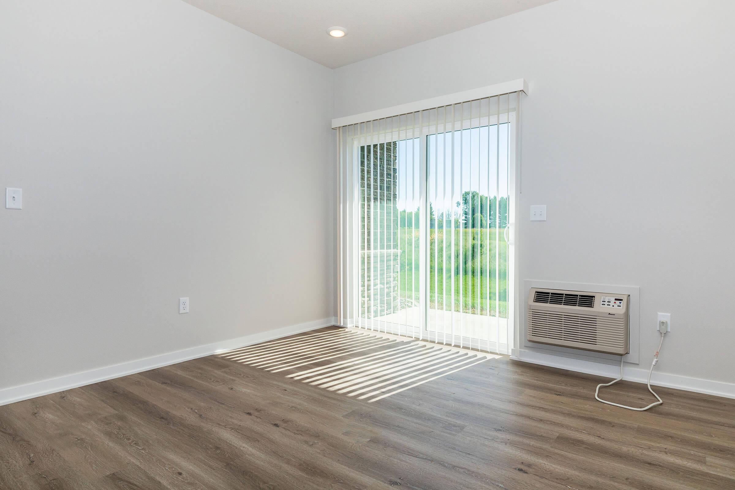 a room with a wooden floor