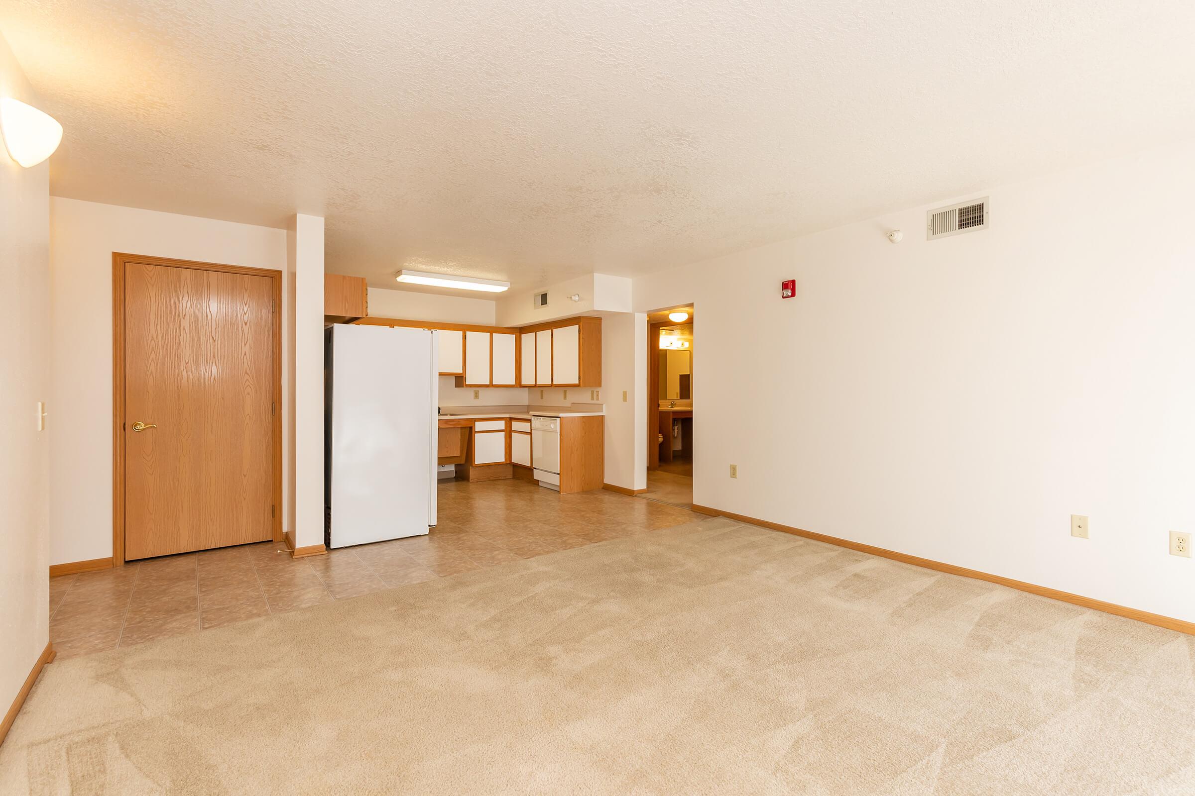 a room with a wooden floor