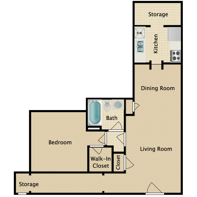 Floor plan image of The Delmar