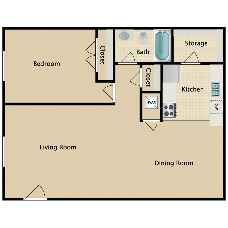 Floor plan image of The Saratoga