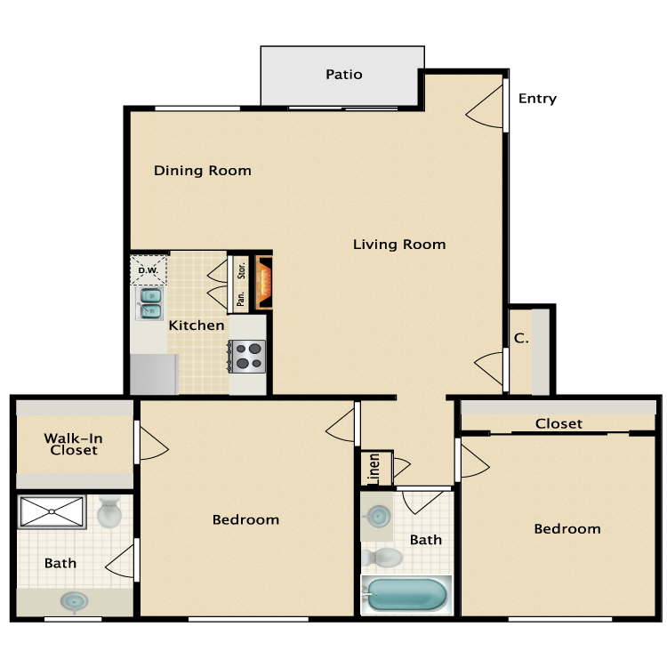 Floor plan image of Plan D