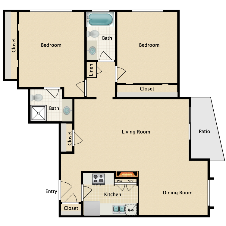 Floor plan image of Plan F