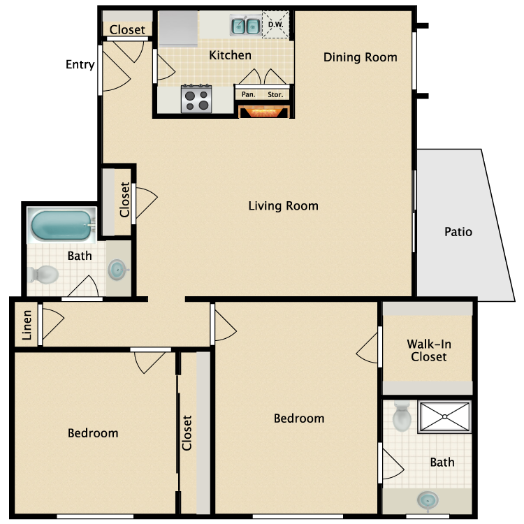 Floor plan image of Plan G