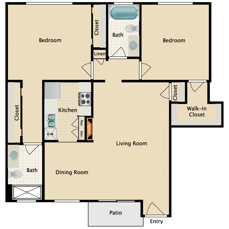 Floor plan image of Plan J