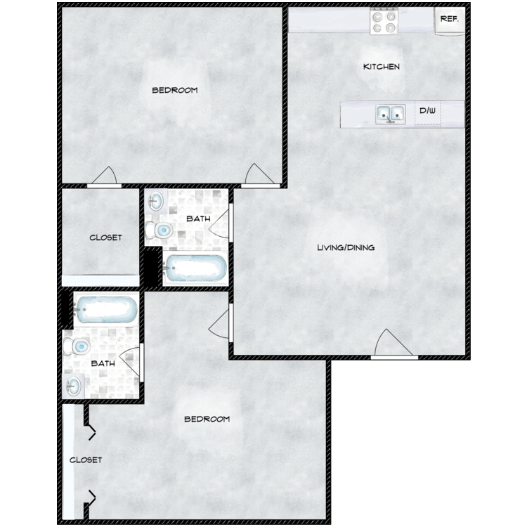 Floor plan image of 968