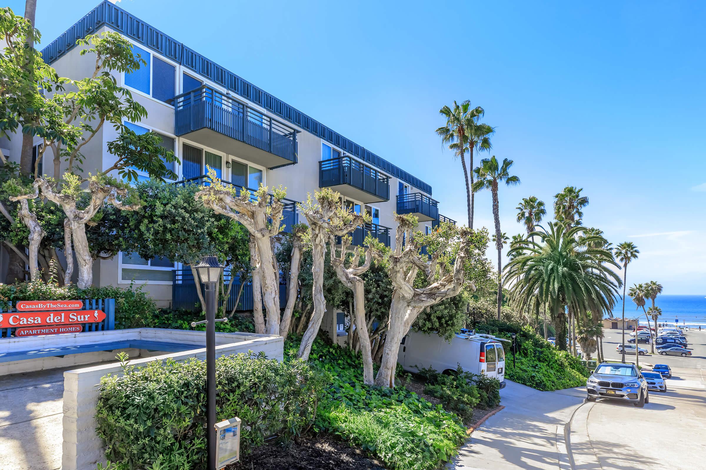 Walk to the beach at Casa Del Sur in San Diego, California
