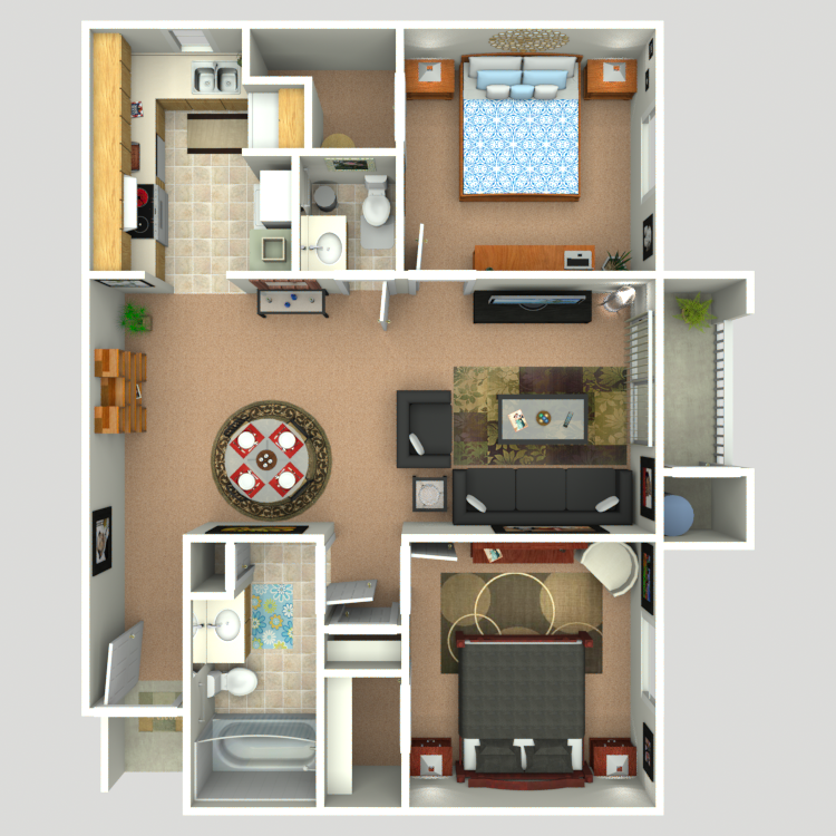 Floor plan image of The Hollingsworth