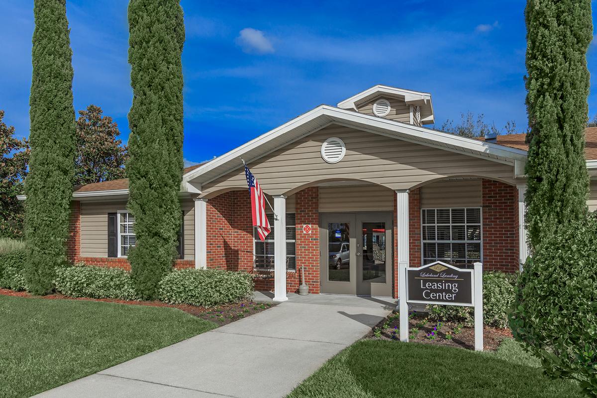 Check out our leasing office at Lakeland Landing in Lakeland, Florida.