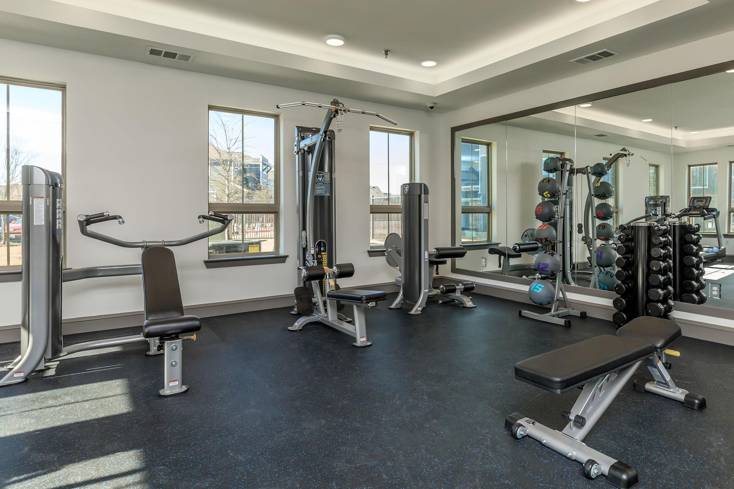 WORKOUT ANYTIME IN THE FITNESS CENTER