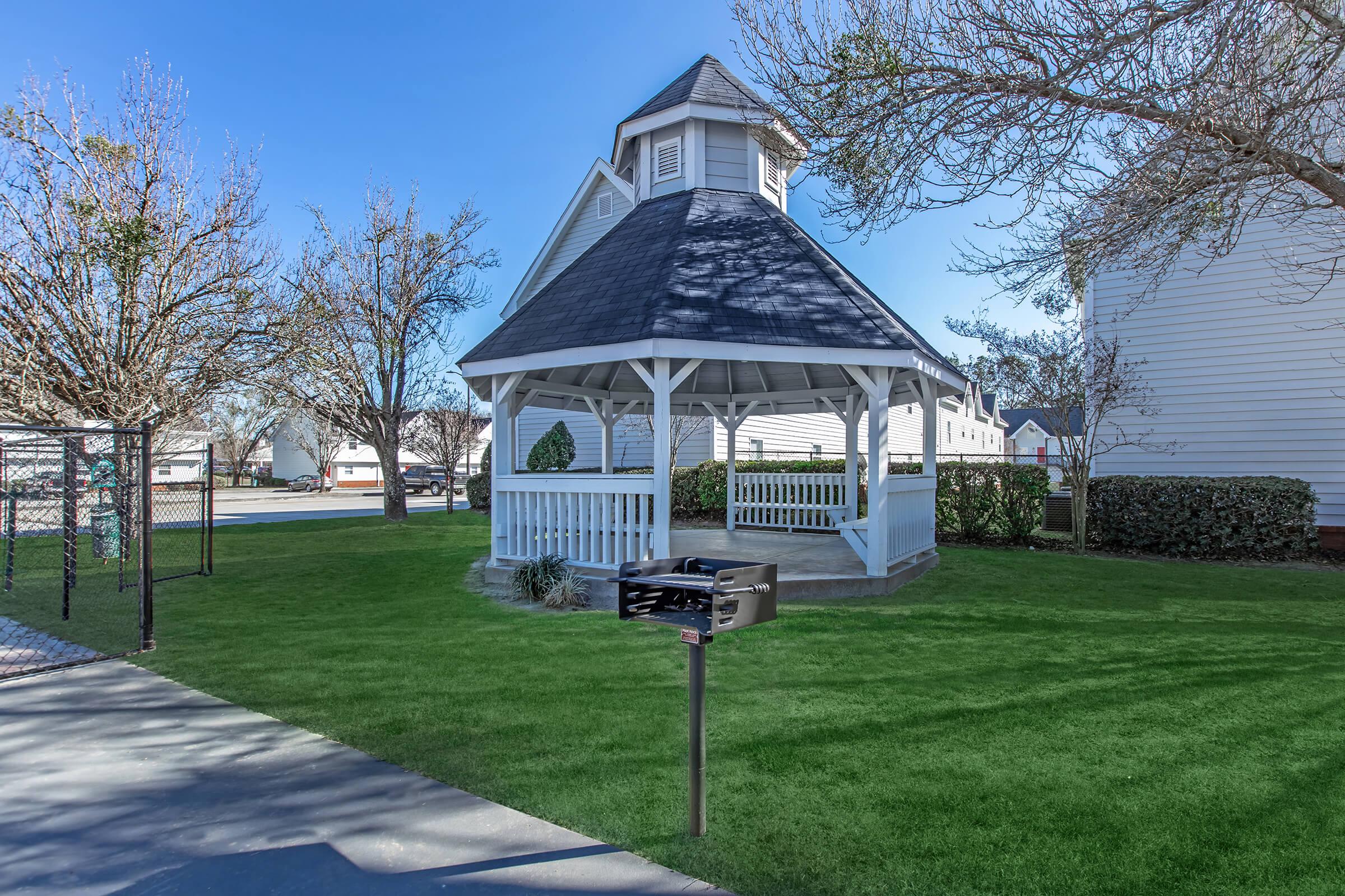 a large lawn in front of a house