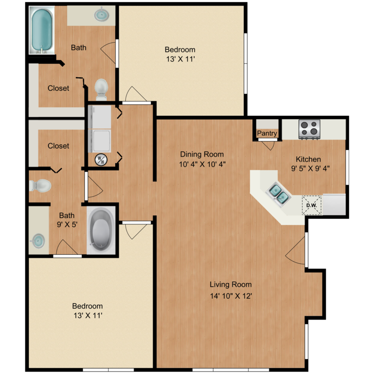 Floor plan image of The Grant