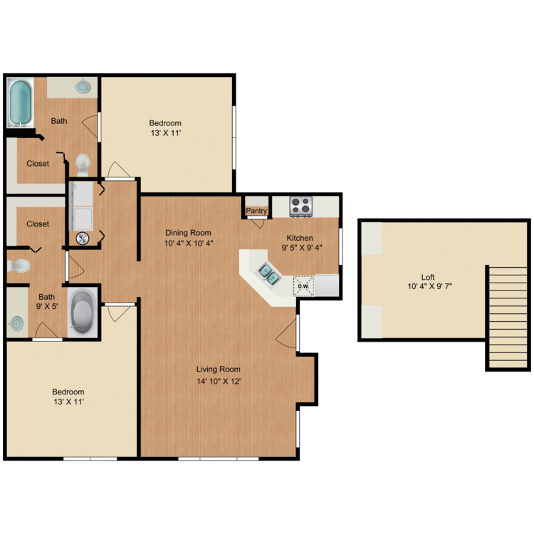 Floor plan image of The Madison