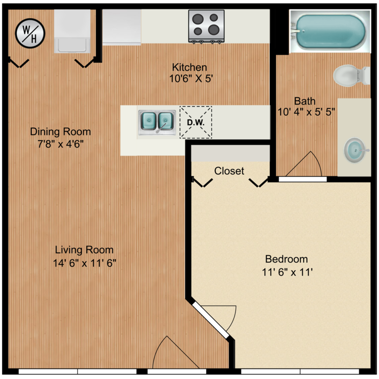 Floor plan image of The Manhattan