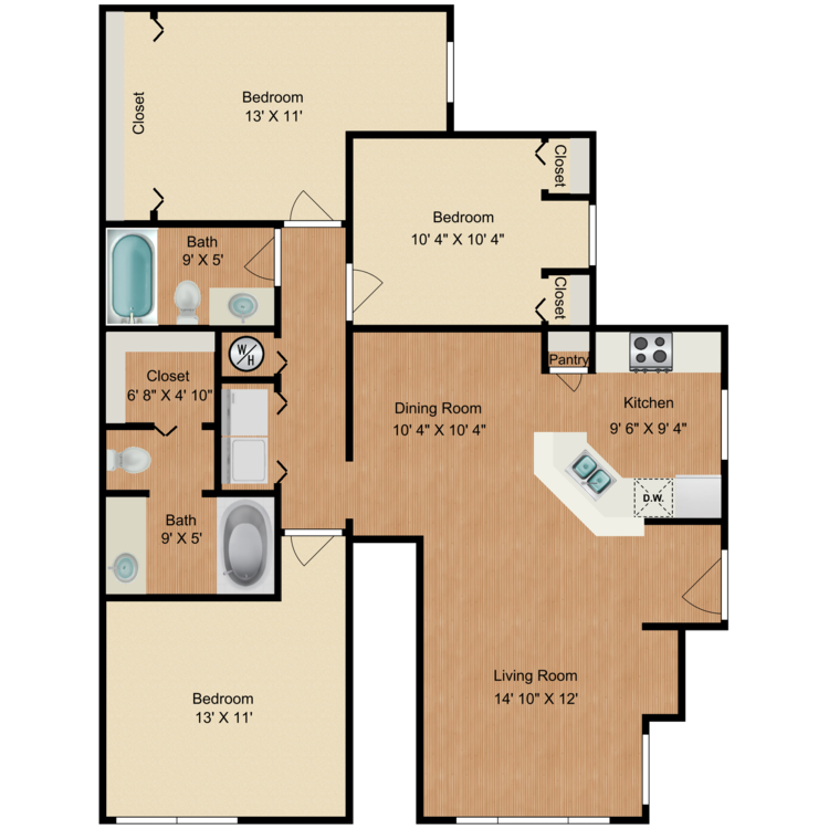 Floor plan image of The Patterson
