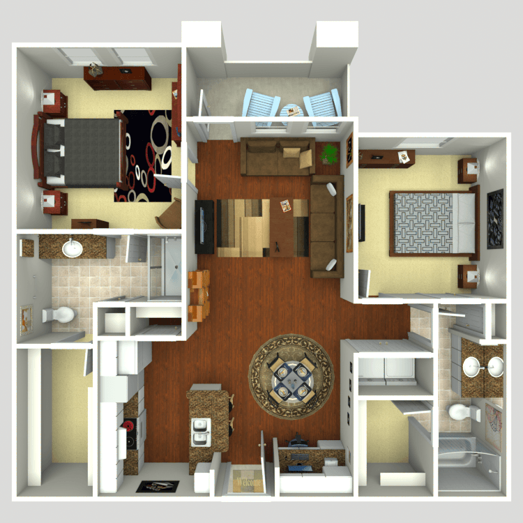 Floor plan image of B2